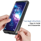 Starry Sky Solid Color Series Shockproof PC + TPU Case, For Motorola Moto E7 Power — view 10