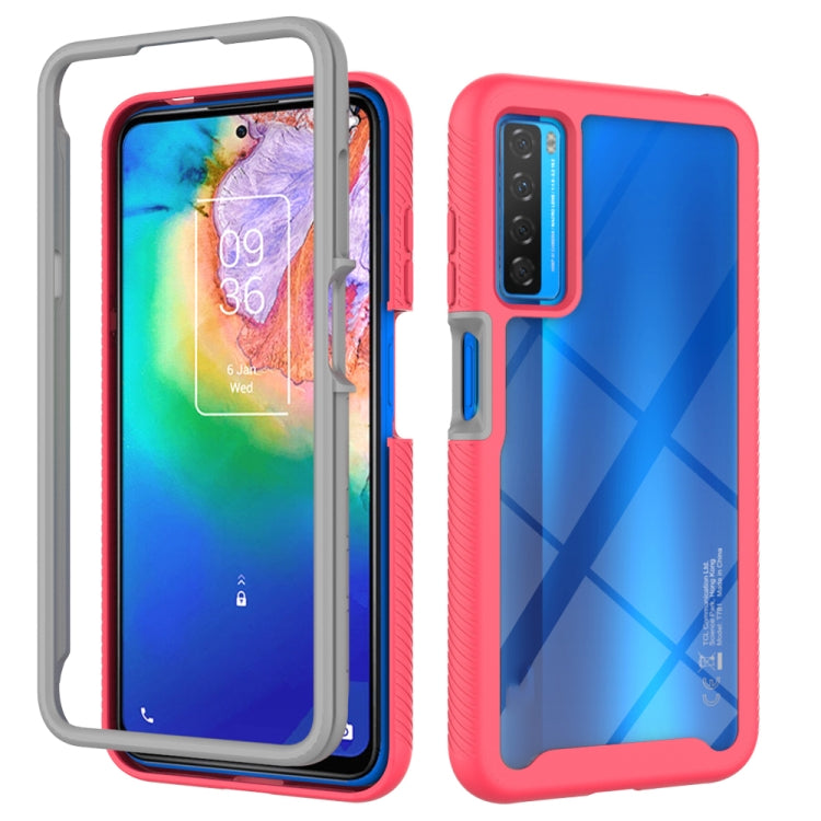 Starry Sky Solid Color Series Shockproof PC + TPU Case, For Motorola Moto E7 Power — Blue