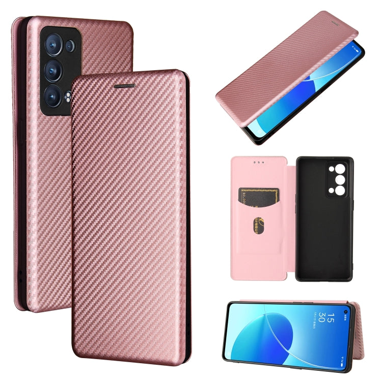 Carbon Fiber Texture Magnetic Horizontal Flip TPU + PC + PU Leather Case with Card Slot