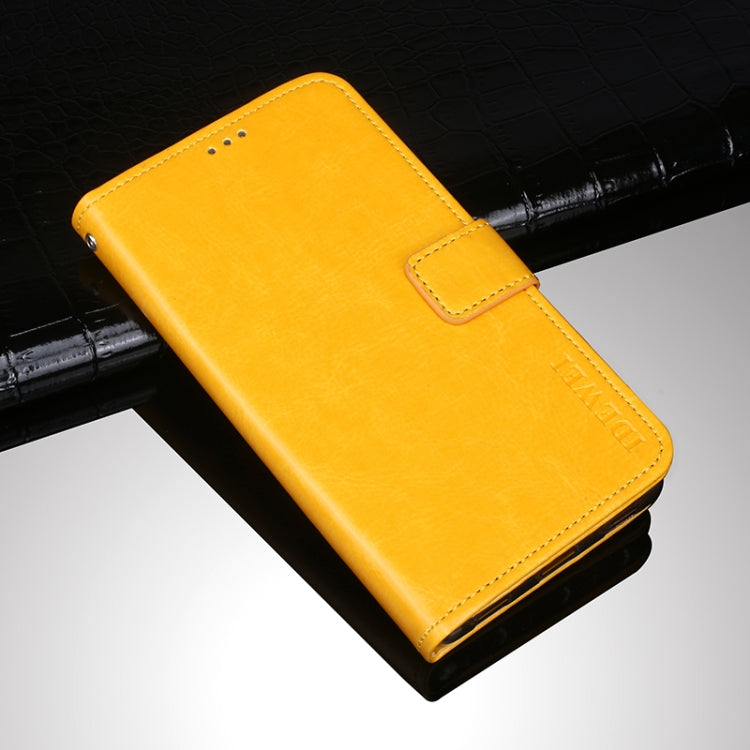 idewei Crazy Horse Texture Horizontal Flip Leather Case with Holder & Card Slots & Wallet
