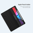 NILLKIN Bumper Pro Horizontal Flip Leather Case with Pen Slot & Holder & Sleep / Wake-up Function