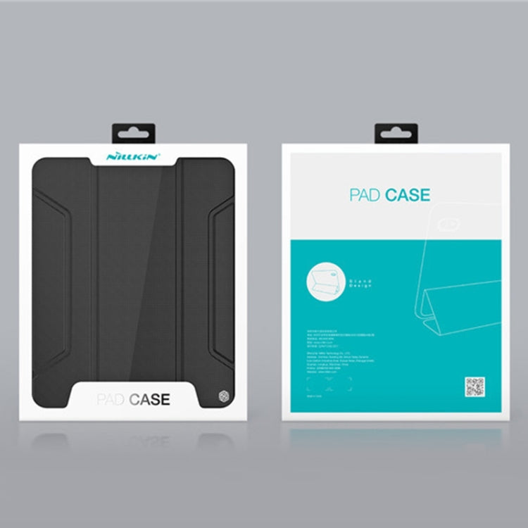 NILLKIN Bumper Pro Horizontal Flip Leather Case with Pen Slot & Holder & Sleep / Wake-up Function