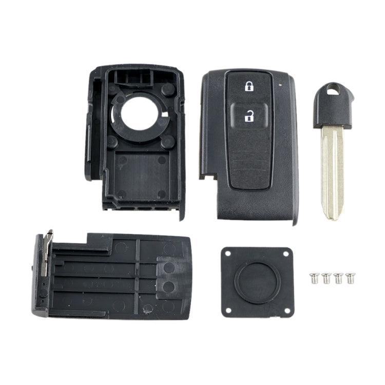 2-button Car Key Shell Remote Control Case with Key for Toyota Prius