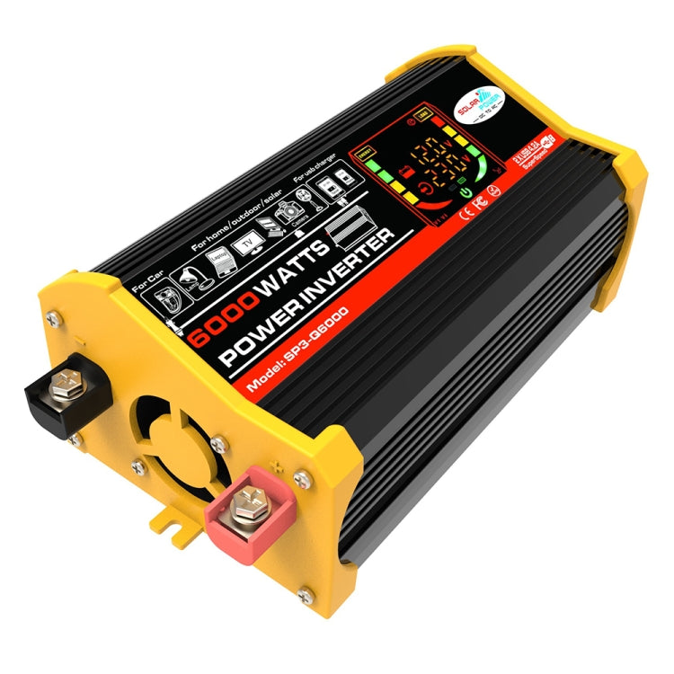 Legend III Generation DC12V to AC220V 6000W Car Power Inverter with LED Display