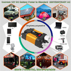 Little Wasp 12V to 110V 6000W Car Power Inverter with LED Display & Dual USB