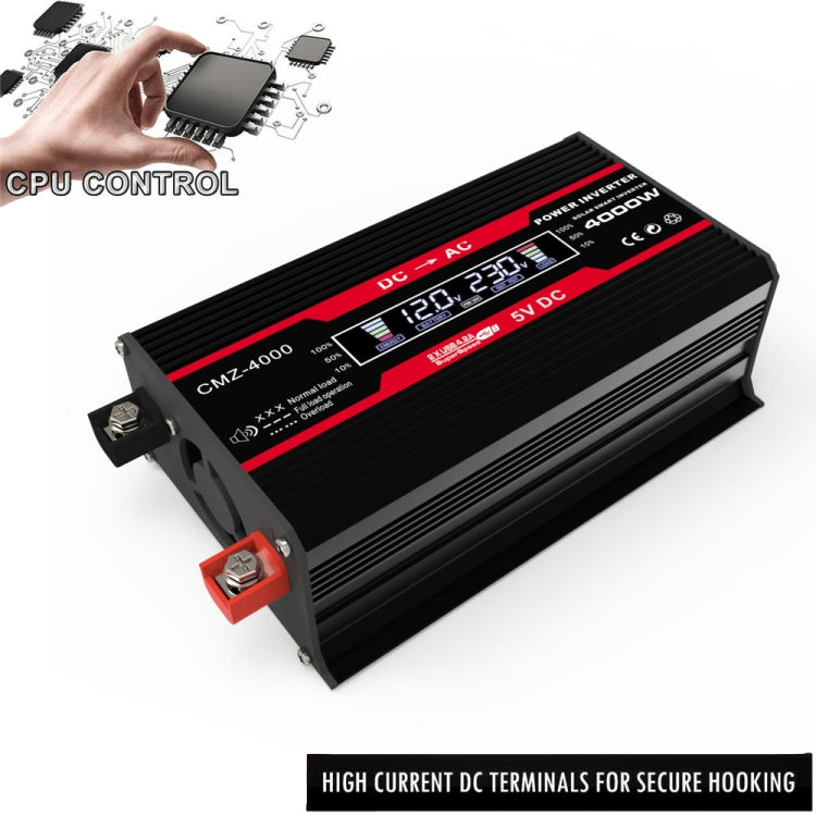 Zhizun 12V to 110V 4000W Car Power Inverter