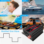 Zhizun 12V to 110V 4000W Car Power Inverter