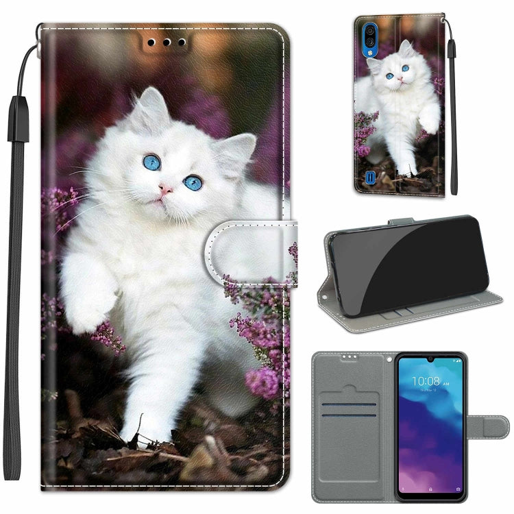 Voltage Coloured Drawing Magnetic Clasp Horizontal Flip PU Leather Case with Holder & Card Slots