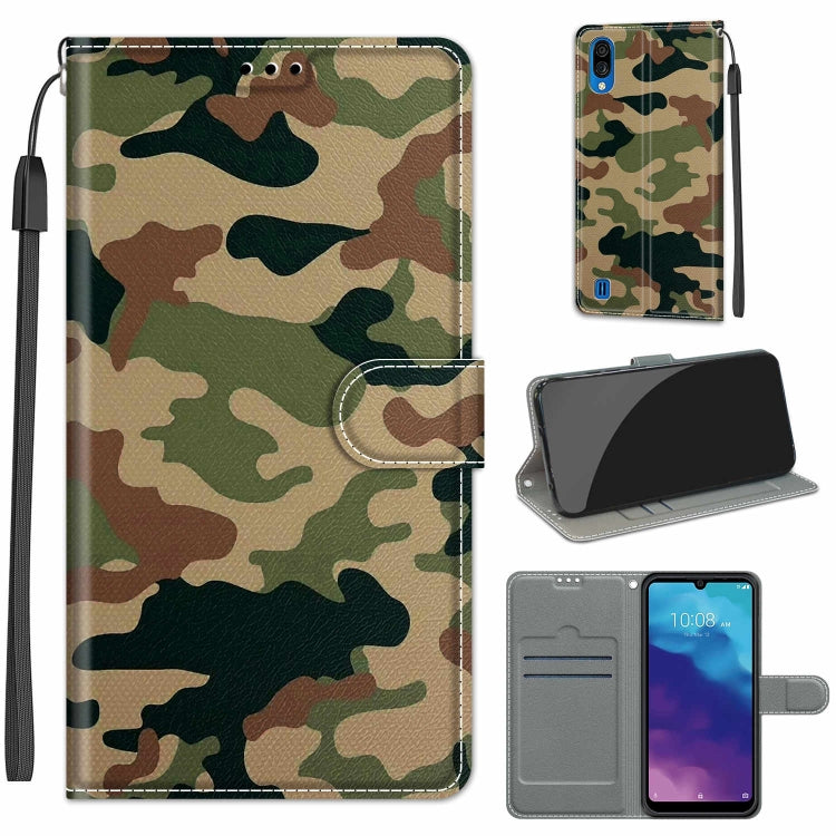 Voltage Coloured Drawing Magnetic Clasp Horizontal Flip PU Leather Case with Holder & Card Slots