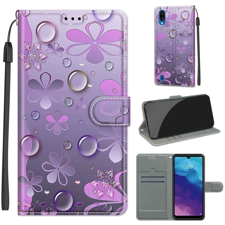 Voltage Coloured Drawing Magnetic Clasp Horizontal Flip PU Leather Case with Holder & Card Slots