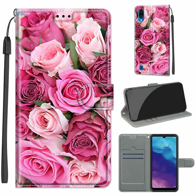Voltage Coloured Drawing Magnetic Clasp Horizontal Flip PU Leather Case with Holder & Card Slots