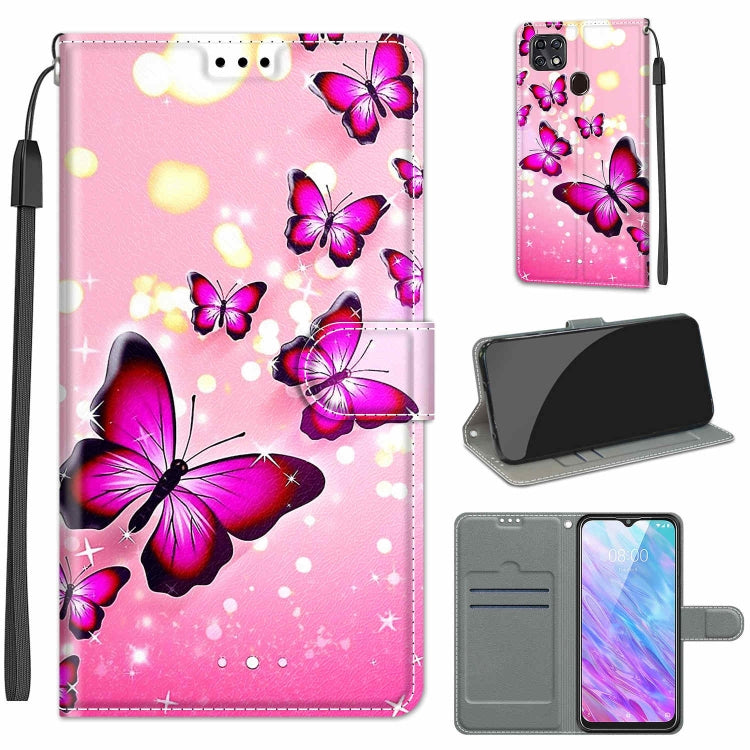 Voltage Coloured Drawing Magnetic Clasp Horizontal Flip PU Leather Case with Holder & Card Slots