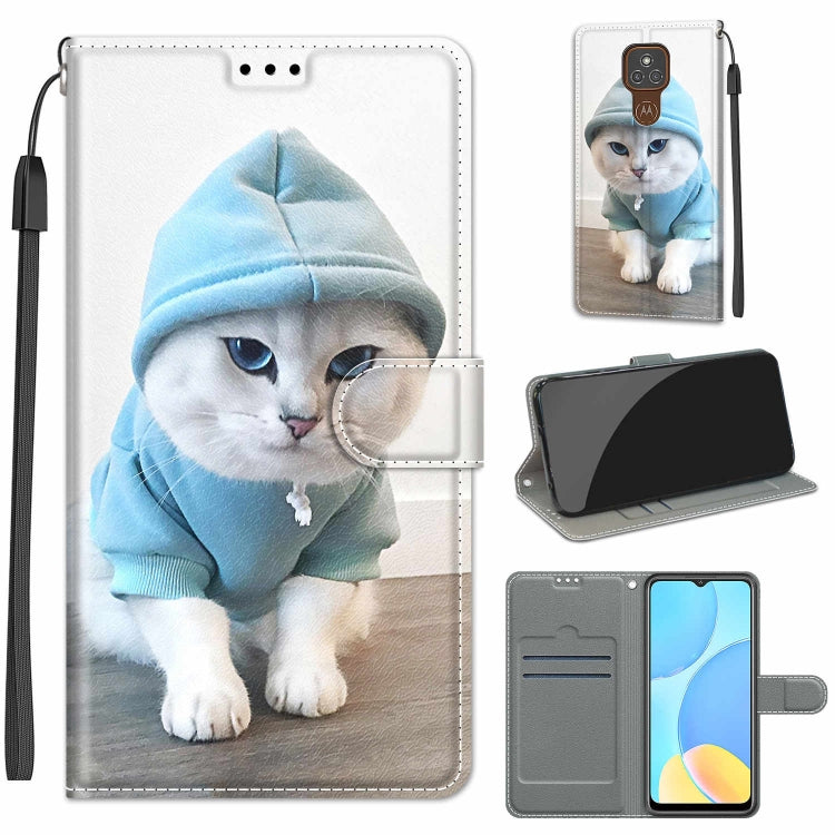 Voltage Coloured Drawing Magnetic Clasp Horizontal Flip PU Leather Case with Holder & Card Slots