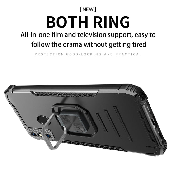 Fierce Warrior Series Armor All-inclusive Shockproof Aluminum Alloy + TPU Protective Case with Ring Holder, For Tecno Spark 6