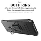 Fierce Warrior Series Armor All-inclusive Shockproof Aluminum Alloy + TPU Protective Case with Ring Holder, For Tecno Spark 6
