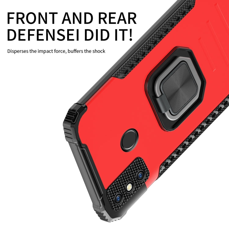 Fierce Warrior Series Armor All-inclusive Shockproof Aluminum Alloy + TPU Protective Case with Ring Holder, For Tecno Spark 6