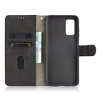 Solid Color Skin Feel Magnetic Buckle Horizontal Flip Calf Texture PU Leather Case with Holder & Card Slots & Wallet