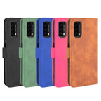 Solid Color Skin Feel Magnetic Buckle Horizontal Flip Calf Texture PU Leather Case with Holder & Card Slots & Wallet