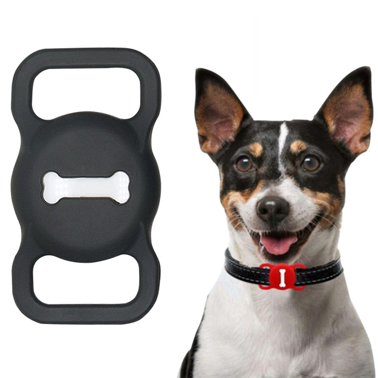 Shockproof Anti-scratch Silicone Case Protective Cover, Style: Bones — For AirTag