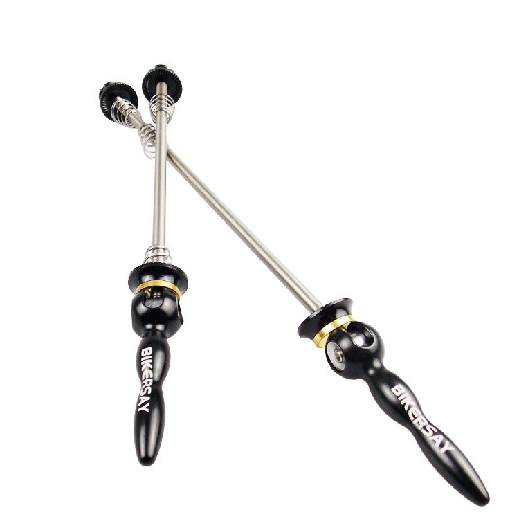 BIKERSAY Bicycle Skewers Quick Release Titanium Axle QR Wheel Hub Skewer — For Road Bicycle QR002