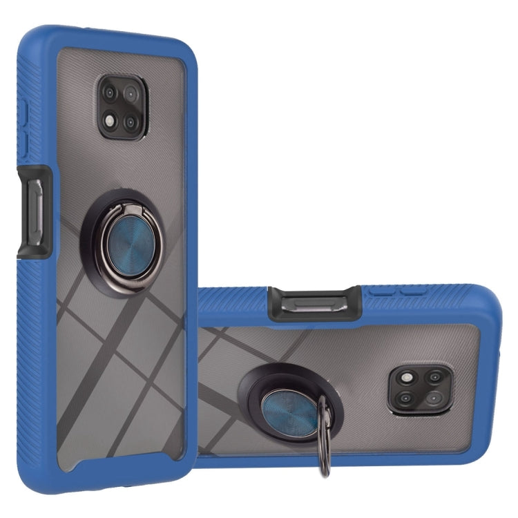 Starry Sky Solid Color Series Shockproof PC + TPU Protective Case with Ring Holder & Magnetic Function, For LG K42 / K52 / Q52 / K62 / Q62