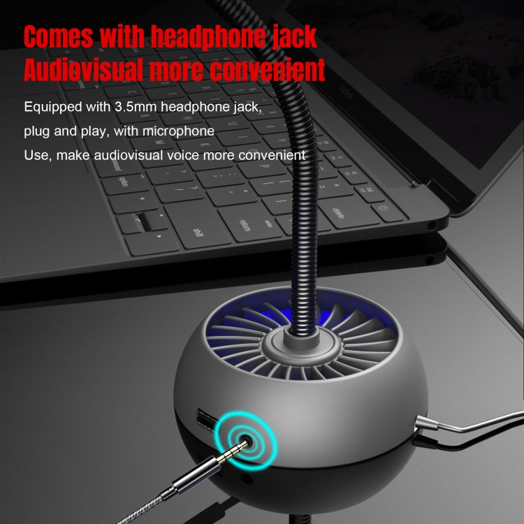 HXSJ F15 USB Anti-interference Matrix Noise Reduction Microphone