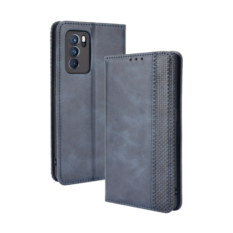 Magnetic Buckle Retro Crazy Horse Texture Horizontal Flip Leather Case with Holder & Card Slots & Photo Frame