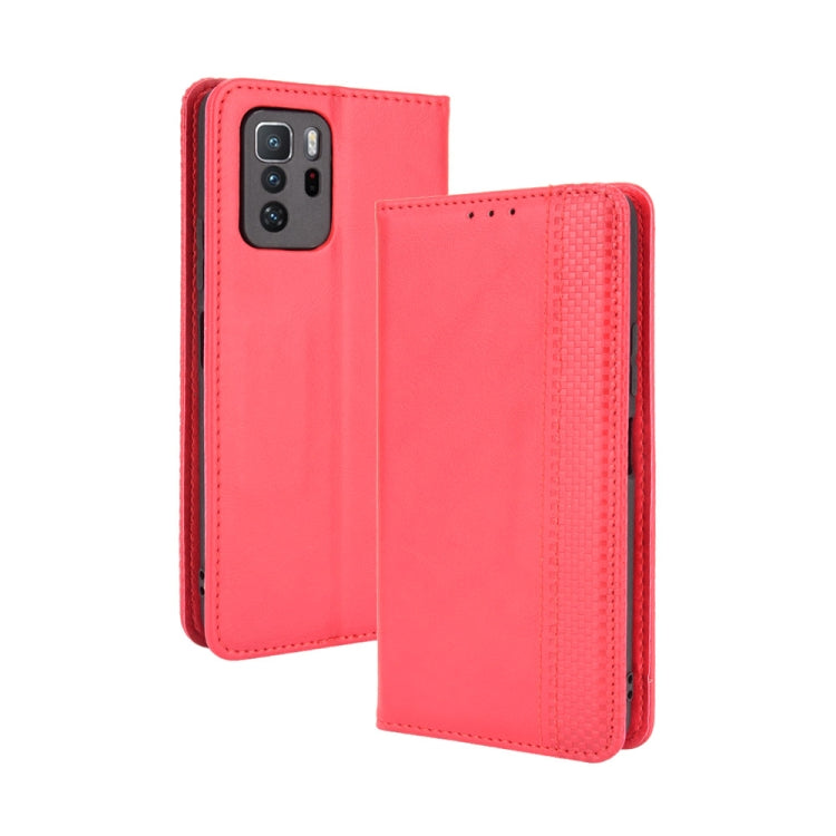 Magnetic Buckle Retro Crazy Horse Texture Horizontal Flip Leather Case with Holder & Card Slots & Photo Frame
