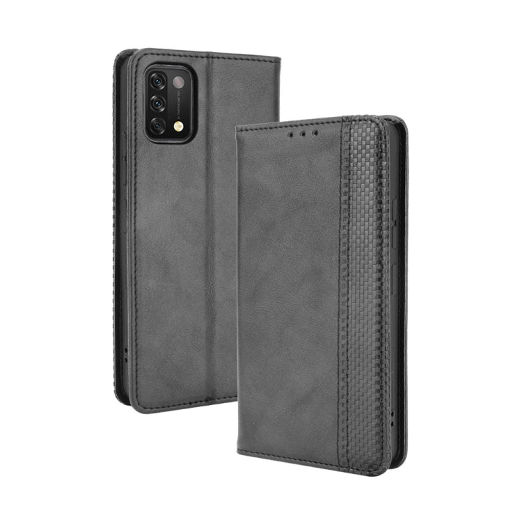 Magnetic Buckle Retro Crazy Horse Texture Horizontal Flip Leather Case with Holder & Card Slots & Photo Frame