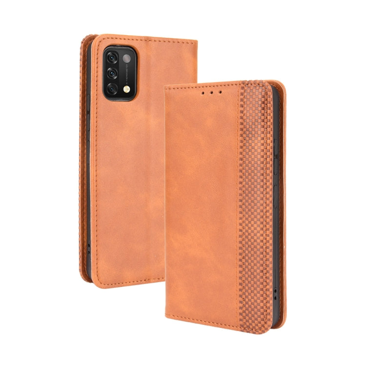 Magnetic Buckle Retro Crazy Horse Texture Horizontal Flip Leather Case with Holder & Card Slots & Photo Frame