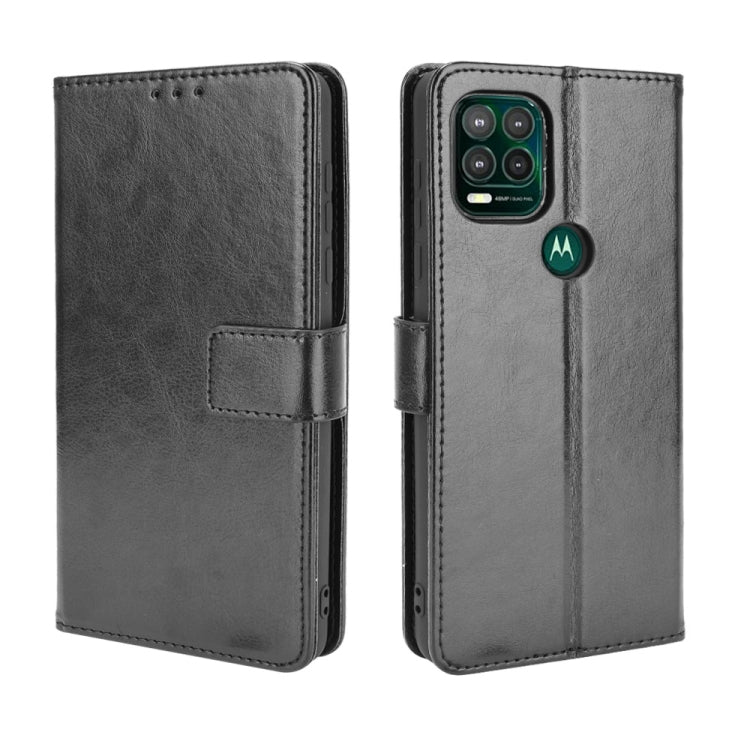 Crazy Horse Texture Horizontal Flip Leather Case with Holder & Card Slots & Lanyard