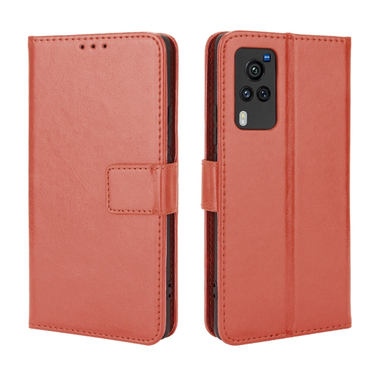 Crazy Horse Texture Horizontal Flip Leather Case with Holder & Card Slots & Lanyard