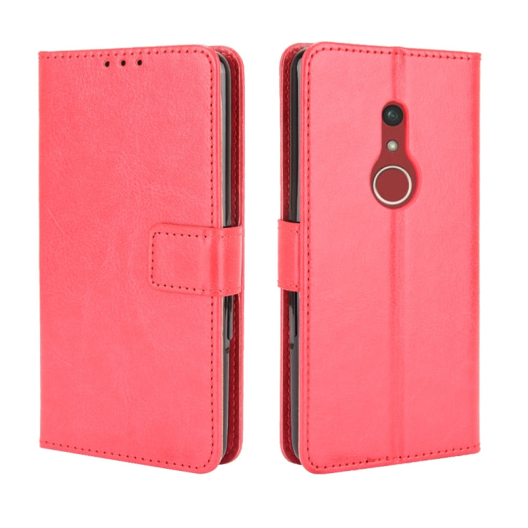 Crazy Horse Texture Horizontal Flip Leather Case with Holder & Card Slots & Lanyard