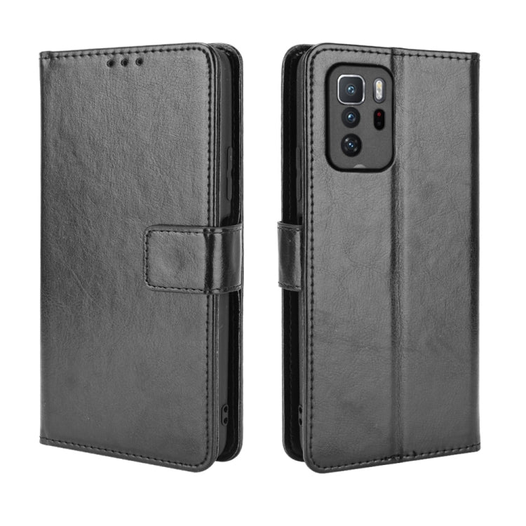 Crazy Horse Texture Horizontal Flip Leather Case with Holder & Card Slots & Lanyard