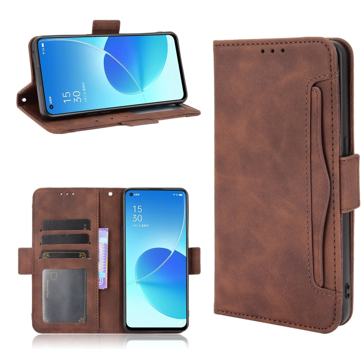 Skin Feel Calf Pattern Horizontal Flip Leather Case with Holder & Card Slots & Photo Frame