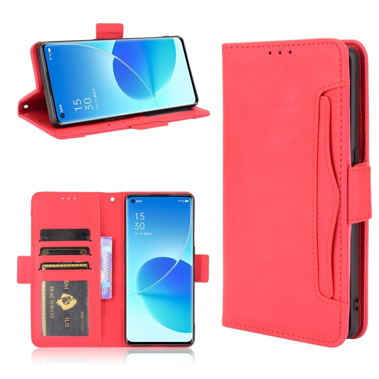 Skin Feel Calf Pattern Horizontal Flip Leather Case with Holder & Card Slots & Photo Frame