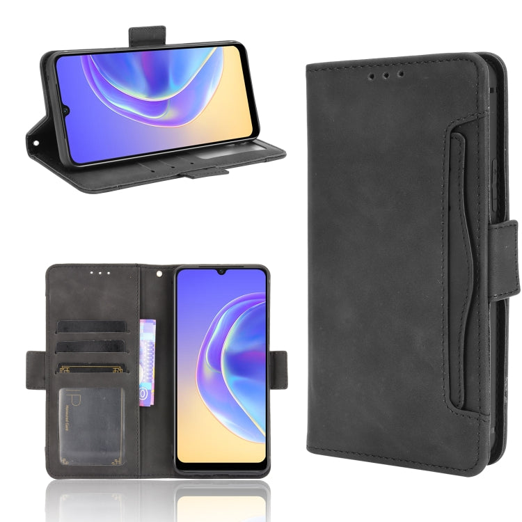 Skin Feel Calf Pattern Horizontal Flip Leather Case with Holder & Card Slots & Photo Frame
