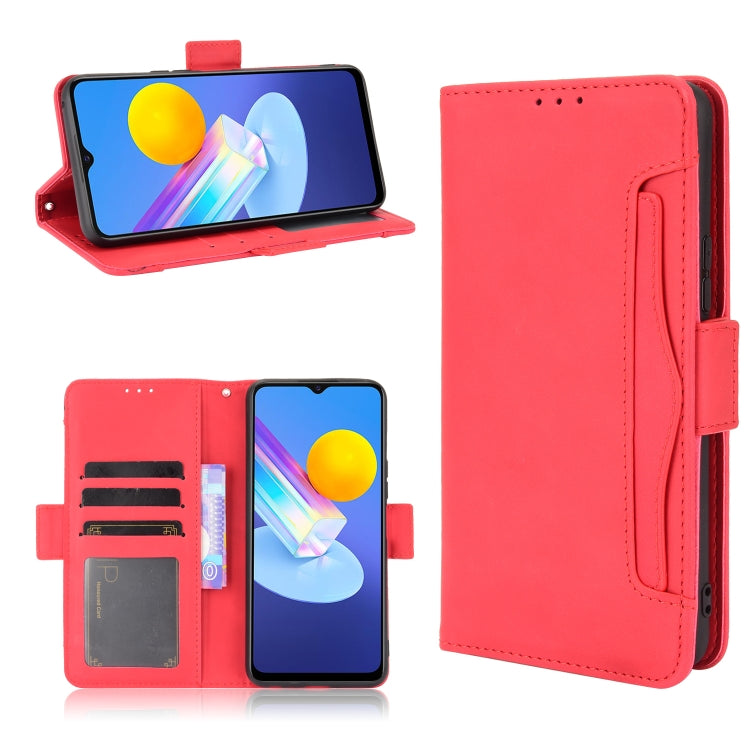 Skin Feel Calf Pattern Horizontal Flip Leather Case with Holder & Card Slots & Photo Frame
