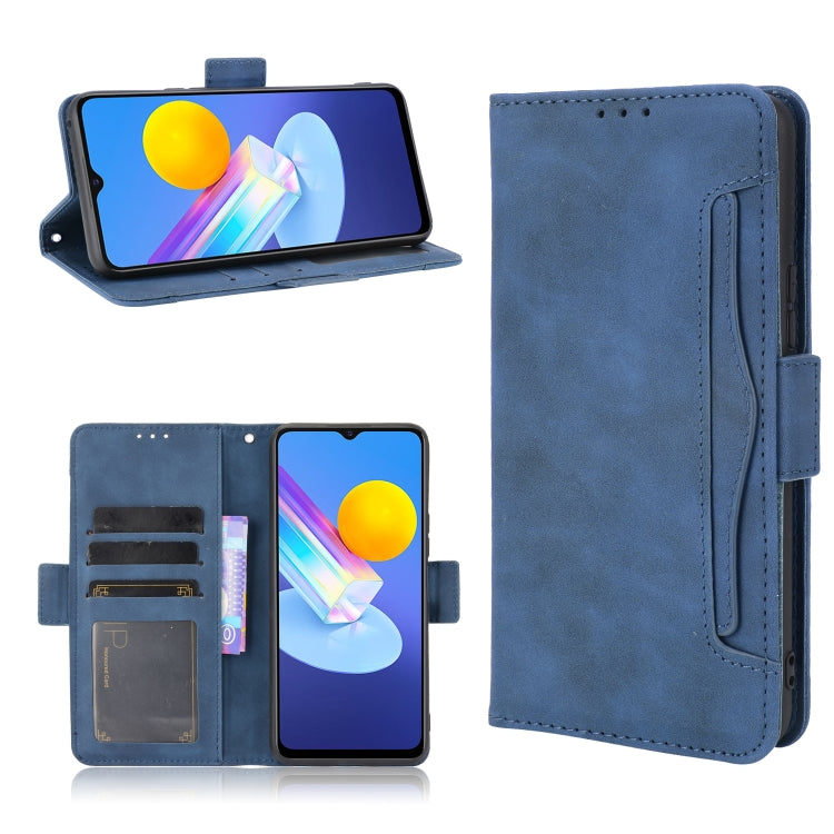 Skin Feel Calf Pattern Horizontal Flip Leather Case with Holder & Card Slots & Photo Frame