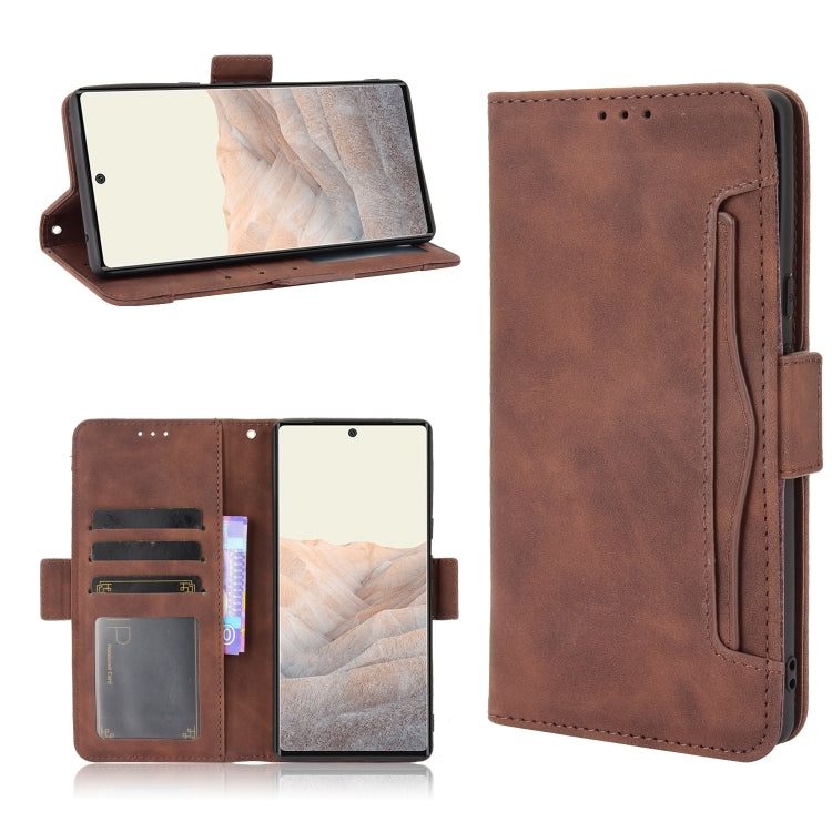 Skin Feel Calf Pattern Horizontal Flip Leather Case with Holder & Card Slots & Photo Frame