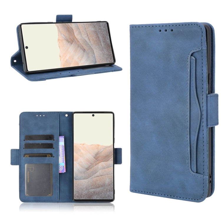 Skin Feel Calf Pattern Horizontal Flip Leather Case with Holder & Card Slots & Photo Frame