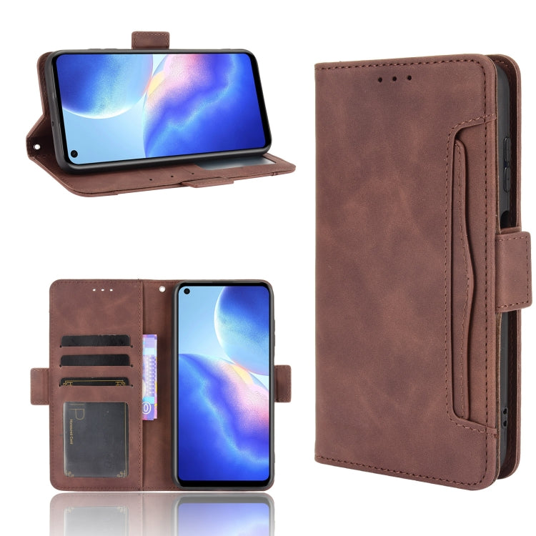 Skin Feel Calf Pattern Horizontal Flip Leather Case with Holder & Card Slots & Photo Frame