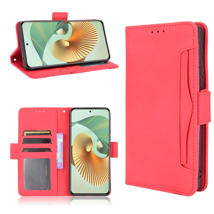 Skin Feel Calf Pattern Horizontal Flip Leather Case with Holder & Card Slots & Photo Frame
