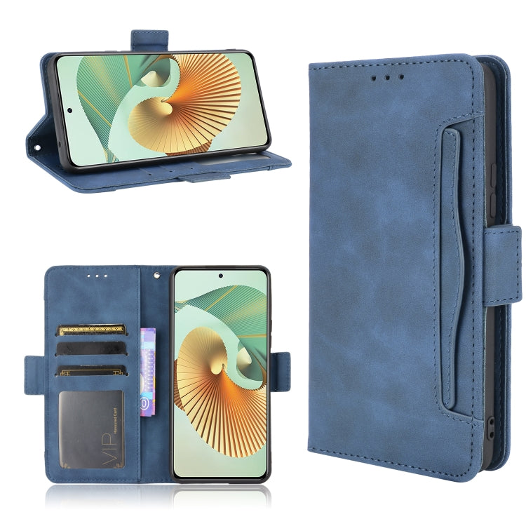 Skin Feel Calf Pattern Horizontal Flip Leather Case with Holder & Card Slots & Photo Frame