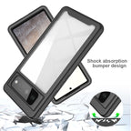 Starry Sky Solid Color Series Shockproof PC + TPU Case, For OPPO A31 — Black
