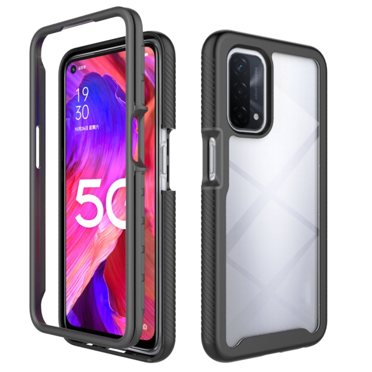 Starry Sky Solid Color Series Shockproof PC + TPU Case, For OPPO A31 — Royal Blue