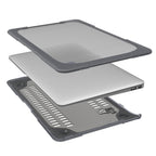 TPU + PC Two-color Anti-fall Laptop Protective Case
