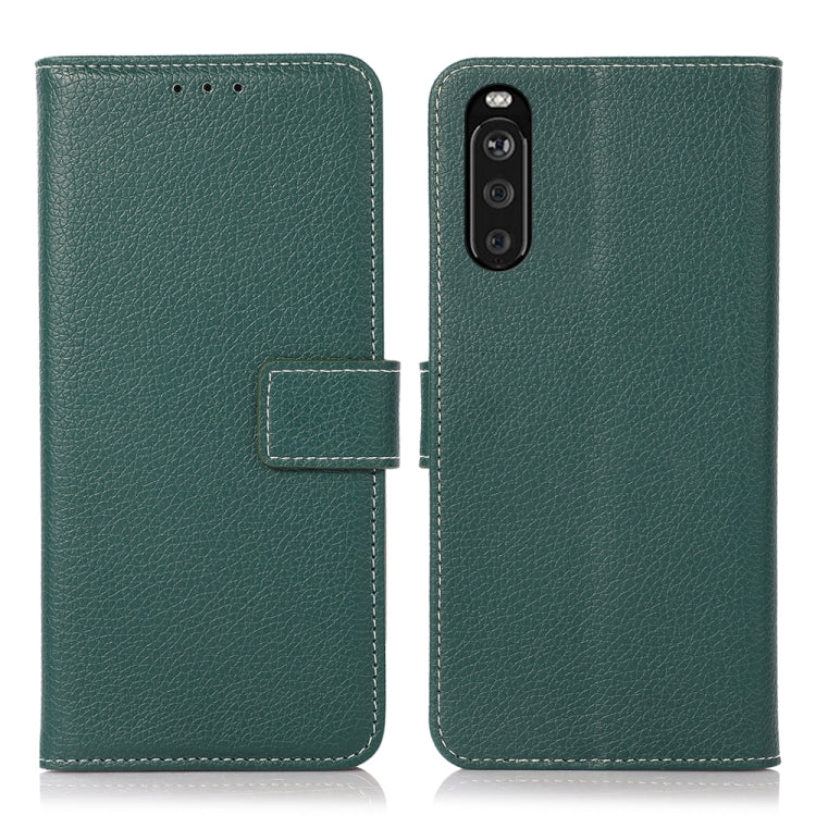 Litchi Texture PU + TPU Horizontal Flip Leather Case with Holder & Card Slots & Wallet