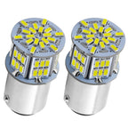 1 Pair E0052 9-14V 1156-54SMD-2835 6000K 1080LM White Light Car Decoding Turn Signal Reversing Light — E0052