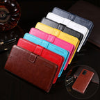 idewei Crazy Horse Texture Horizontal Flip Leather Case with Holder & Card Slots & Wallet
